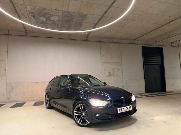 BMW 318D/AUTOMAAT/PANO/PDC/LEER/NAVI/GARANTIE, Auto's, BMW, Bedrijf, Te koop, 3 Reeks, ABS, Diesel, Euro 5, Break, 5 deurs, Automaat