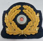 Casquette à visière Kriegsmarine allemande WW2 Cocarde, Enlèvement ou Envoi, Marine, Emblème ou Badge