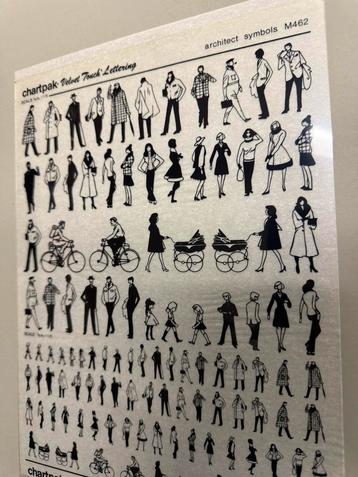 Chartpak Velvet touch lettering beschikbaar voor biedingen