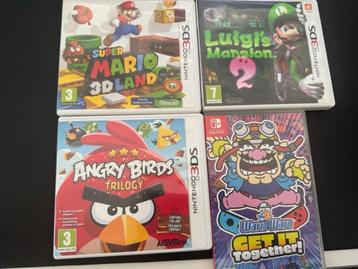 Nintendo DS en Switch games beschikbaar voor biedingen
