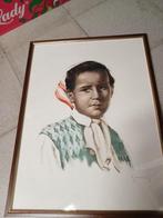 gesigneerde ets Roger hebbelinck, Antiek en Kunst, Ophalen of Verzenden