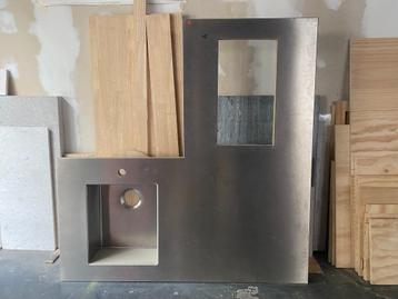 Inox (RVS) wastafel met wasbak beschikbaar voor biedingen