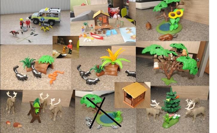 playmobil dieren van het bos, bosdieren, redding bergen (1), Kinderen en Baby's, Speelgoed | Playmobil, Gebruikt, Complete set