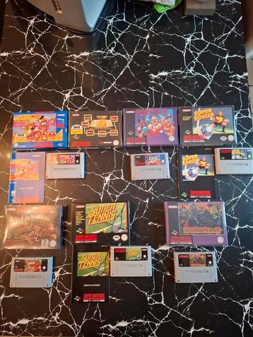 7 Super Nintendo-games in een doos! beschikbaar voor biedingen