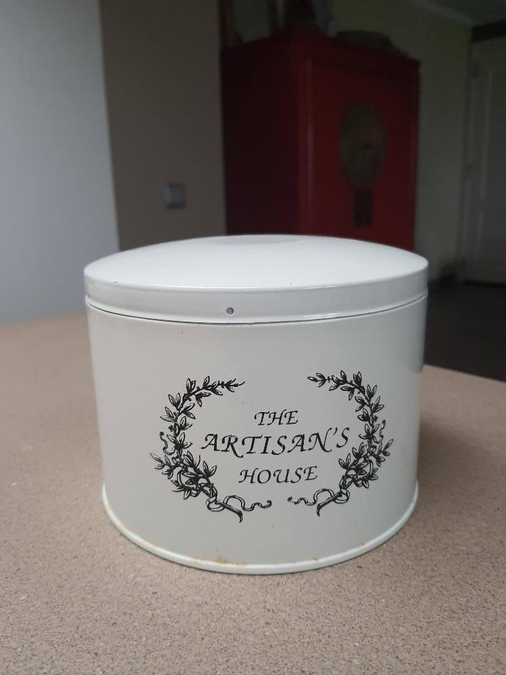 2 DECORATIEVE OPBERGPOTTEN, Huis en Inrichting, Keuken | Potten en Pannen, Gebruikt, Ophalen