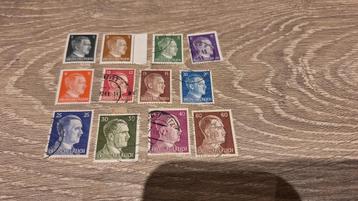 WO2 duitse postzegels Hitler beschikbaar voor biedingen