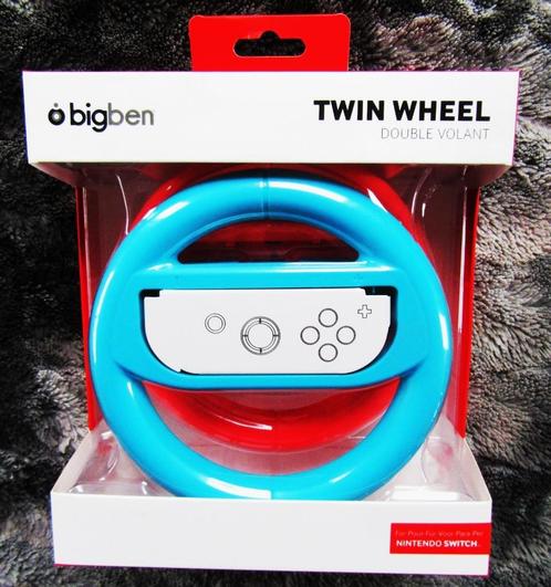 Big Ben Twin Wheel for Nintendo Switch Joy-Con Set of 2 Blue, Games en Spelcomputers, Spelcomputers | Nintendo Consoles | Accessoires
