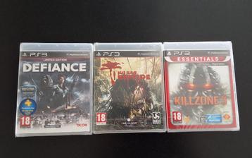 3 games PS3 sealed 