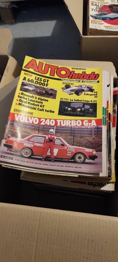 Auto Hebdo-tijdschriften - jackpot van 1980 tot 2003, Boeken, Auto's | Folders en Tijdschriften, Gelezen, Algemeen, Ophalen