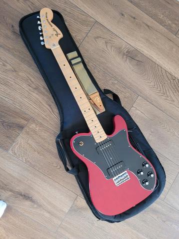 Fender Telecaster Deluxe Black Dove Crimson Red 2010, Enlèvement, Comme neuf, Solid body, Fender