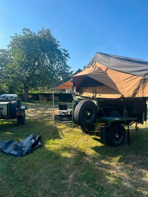 Te huur, 2 x volledig uitgeruste aanhangwagens, Caravans en Kamperen, Vouwwagens, Ophalen