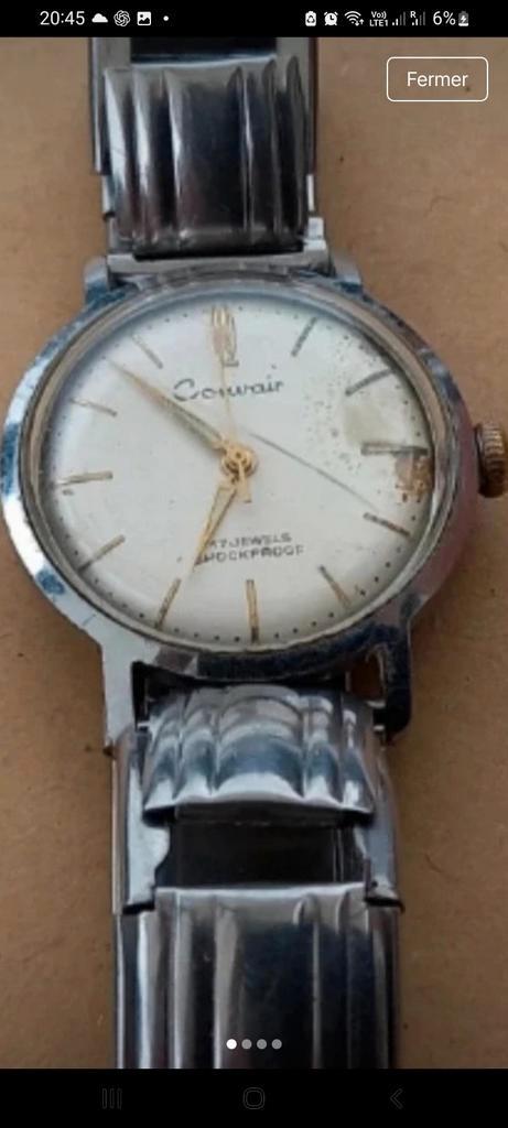 Convair vintage mechanisch horloge, Handtassen en Accessoires, Horloges | Dames