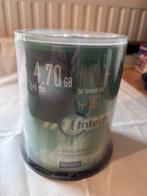100 lege DVD-r 4,7 Gb - Nooit uitgepakt!, Op spindel, Nieuw, Ophalen of Verzenden, Dvd