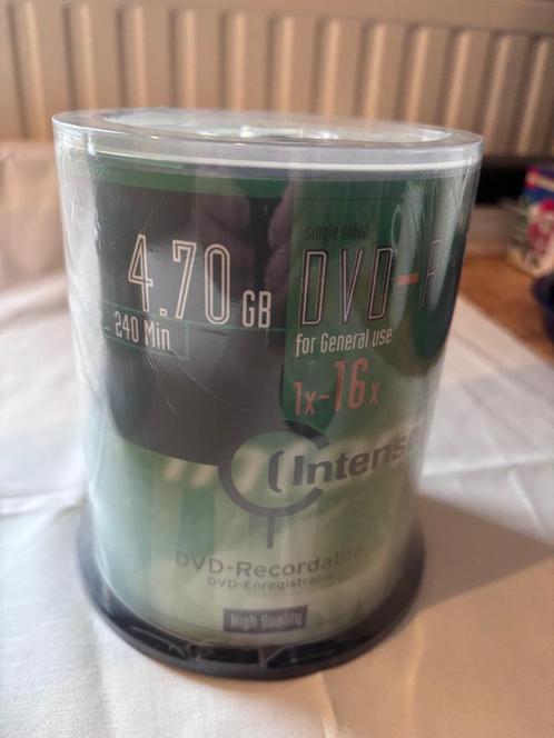 100 lege DVD-r 4,7 Gb - Nooit uitgepakt!, Computers en Software, Beschrijfbare discs, Nieuw, Dvd, Op spindel, Ophalen of Verzenden
