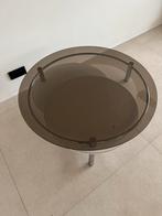 Space Age design salontafel - jaren ’70 stijl, Huis en Inrichting, Ophalen, Zo goed als nieuw, Glas