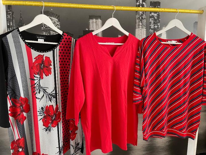 kastopruiming - 3 T-shirts voor prijsje - 48, Kleding | Dames, Dames-kledingpakketten, Zo goed als nieuw, Maat 46/48 (XL) of groter