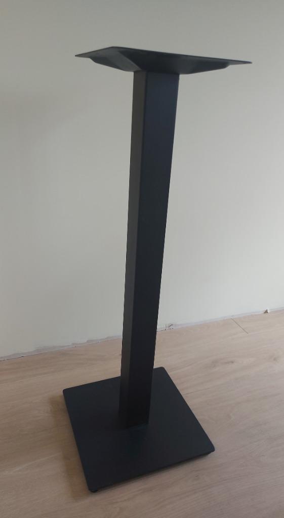 Cadre de table noir, Maison & Meubles, Pièces pour table, Utilisé, Pied de table, Moins de 50 cm, Moins de 50 cm, Carré, Autres matériaux