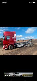Scania r580 v8 ang containersysteem, Auto's, Vrachtwagens, Te koop, Particulier, Scania