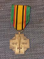 Médaille du combattant militaire 1940-1945, Collections, Objets militaires | Seconde Guerre mondiale, Armée de terre, Envoi, Ruban, Médaille ou Ailes