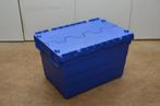 Blauwe plastic container box - koffer, Doe-het-zelf en Bouw, Ophalen