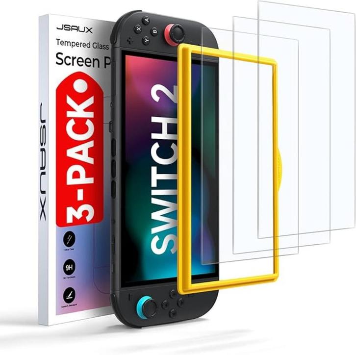 3 pack schermbeschermers voor Nintendo Switch GRATIS LEV, Games en Spelcomputers, Spelcomputers | Nintendo Switch, Nieuw, Verzenden