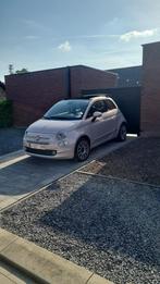 Fiat 500 cabrio, Auto's, Cabriolet, Leder en Stof, Beige, Handgeschakeld