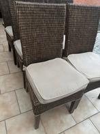 6 rieten stoelen, Huis en Inrichting, Stoelen, Ophalen