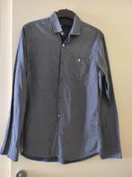 Hemd blauw met witte stippen, WE, maat L, Kleding | Heren, Overhemden, Ophalen, Gedragen, Blauw, WE
