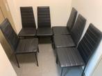 chaises, Maison & Meubles, Chaises, Comme neuf, Noir, Modern, Autres matériaux