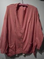 Gilet rose-corail pour femme. XXL.(Largeur des épaules 80cm), Sans marque, Porté, Rose, Taille 46/48 (XL) ou plus grande