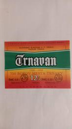 Étiquette de bière, Trnavan (200), Comme neuf, Enlèvement ou Envoi