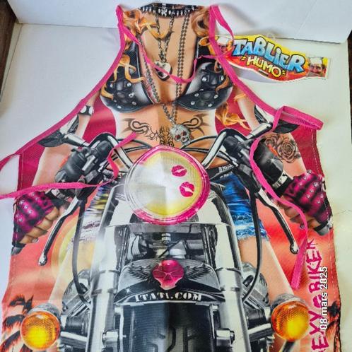 BBQ kookschort, humoristische biker, biker, tat, Huis en Inrichting, Keuken | Textiel, Nieuw, Schort, Overige kleuren, Verzenden