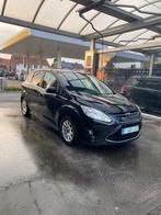 Ford C‐Max 1.0 ecoboost titanium style s‐s 125, 2015, Auto's, Ford, Zwart, Leder, Handgeschakeld, 5 deurs