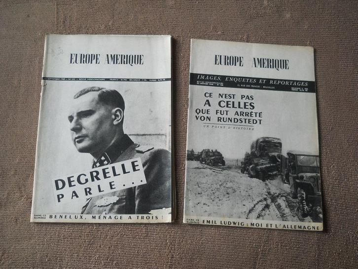 7 numéros de la revue Europe Amérique, Boeken, Tijdschriften en Kranten, Gelezen, Krant, Ophalen of Verzenden