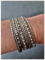 ENSEMBLE BRACELETS METAL ARGENTE (10), Envoi, Comme neuf, Argent