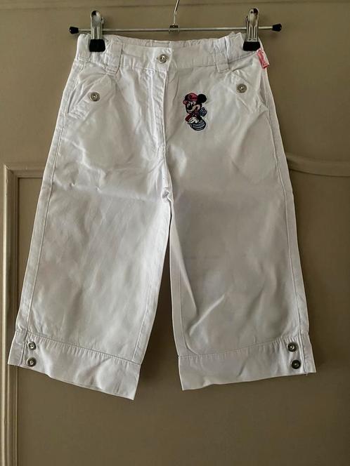 Witte broek van Disney Ressort Parijs, Kinderen en Baby's, Kinderkleding | Maat 104, Zo goed als nieuw, Meisje, Broek, Ophalen of Verzenden