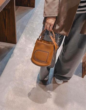 Nieuwe Delvaux Le Pin mini Bucket Supriqué disponible aux enchères