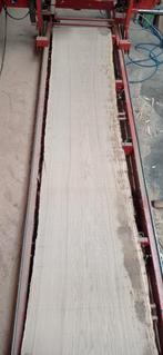 Boomstam plank eik 80 br 380 lang 7.5 dik is vlak en droog, Ophalen of Verzenden, Zo goed als nieuw, Plank