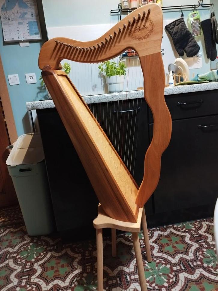 Harpe de voyage facture allemande, Muziek en Instrumenten, Snaarinstrumenten | Harpen, Ophalen