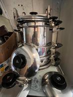 Batterie de cuisine amc neuve profesionnel, Maison & Meubles, Neuf, Inox, Enlèvement ou Envoi, Plaque céramique