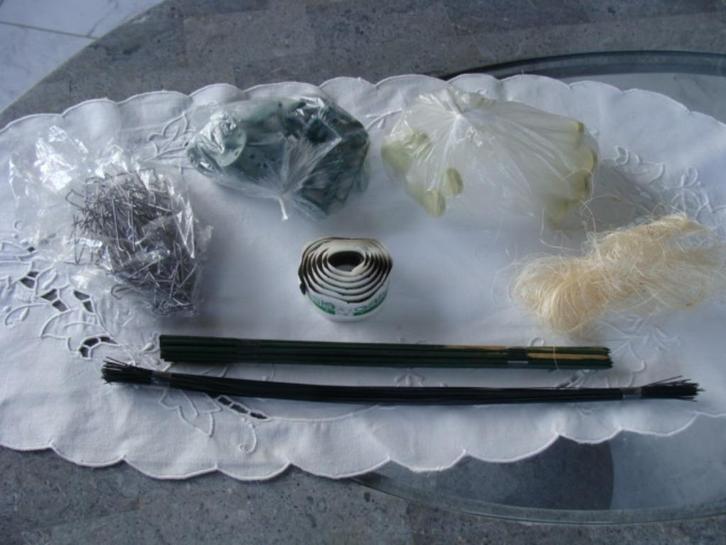 accessoires composions florales+ fiche explication vintage, Hobby en Vrije tijd, Overige Hobby en Vrije tijd, Nieuw, Ophalen of Verzenden