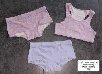 3 delig ondergoed meisje: Woody maat 164 (NIEUW) beschikbaar voor biedingen