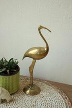Vintage messing vogel reiger, Antiek en Kunst, Ophalen of Verzenden, Koper