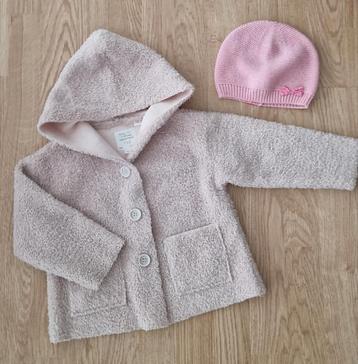 Zara jas 92 cm + muts, Kinderen en Baby's, Ophalen of Verzenden, Zo goed als nieuw, Muts