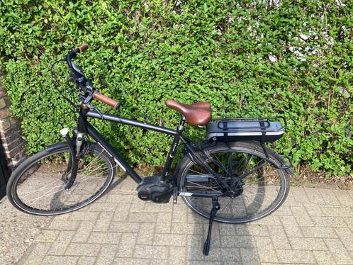 Elektrische heren fiets, Fietsen en Brommers, Elektrische fietsen, Gebruikt, Batavus, 51 tot 55 cm, 30 tot 50 km per accu, Ophalen