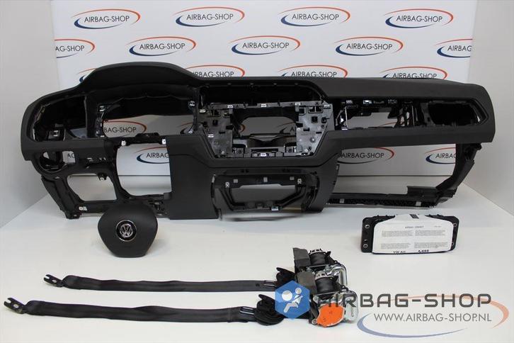Volkswagen Touran 5T Airbagset (Dasboard + Airbags), Auto-onderdelen, Dashboard en Schakelaars, Volkswagen, Nieuw, Ophalen of Verzenden
