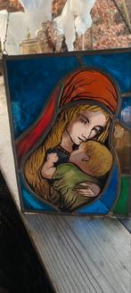 Glasraam lood antiek, Ophalen of Verzenden