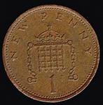 1 nieuwe stuiver Elizabeth II 2e portret 1976, Postzegels en Munten, Munten | Amerika, Ophalen, Losse munt