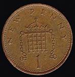 1 nouveau penny Elizabeth II 2e portrait 1976, Enlèvement, Monnaie en vrac