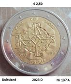 2 Euromunten Duitsland D, Ophalen of Verzenden, Duitsland, 2 euro, Losse munt